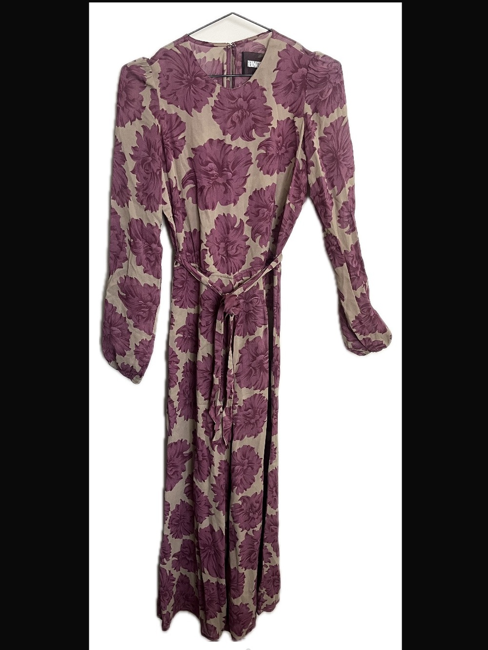 Reformation Woman’s Floral Pants-Jumpsuit Wide Leg Viscose Sz 4